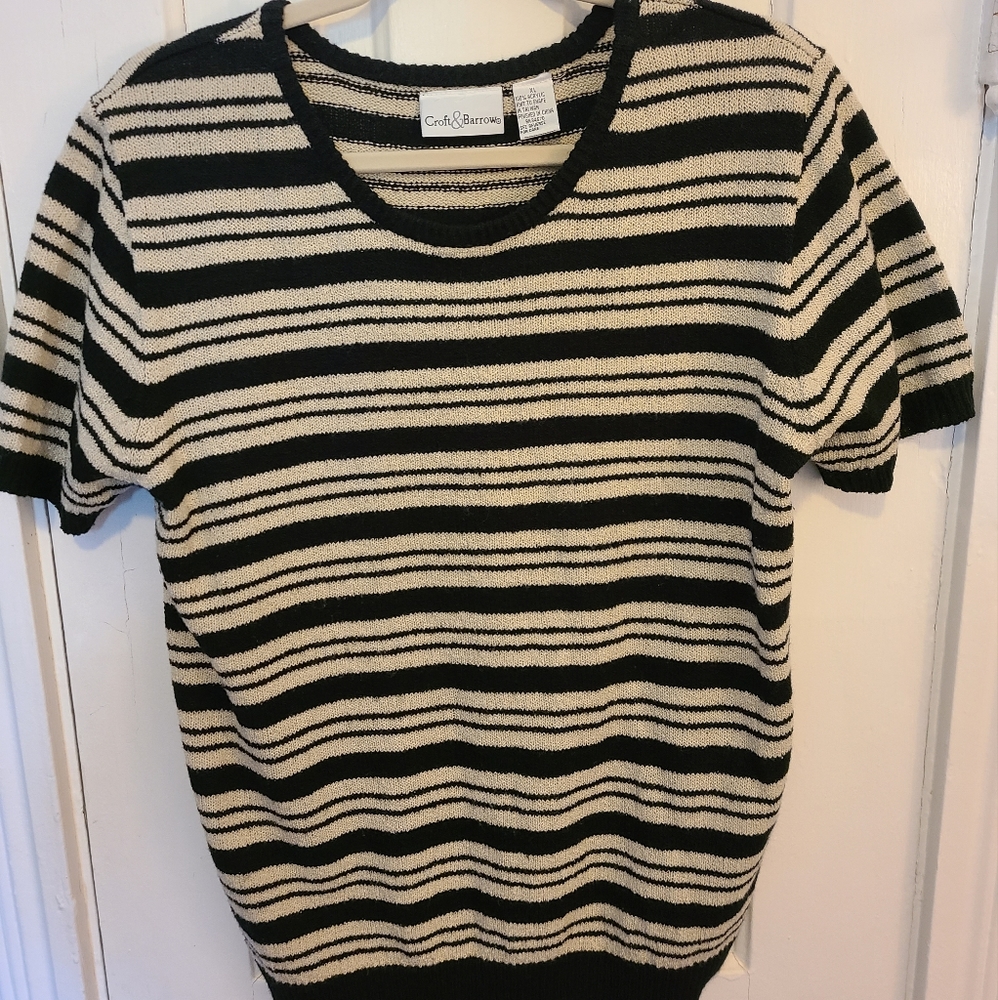 Black & white stripe sweater
